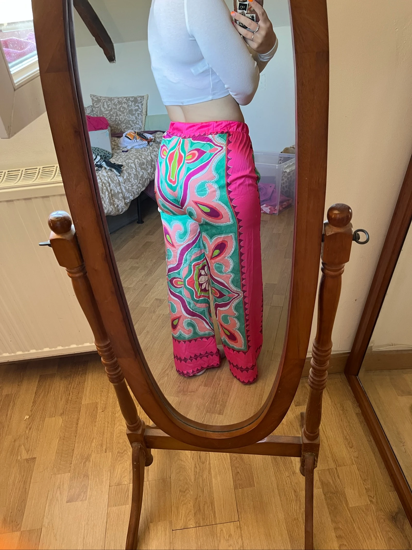 Flowy patterned pants – photo 2